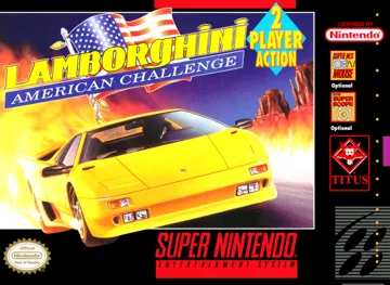 Lamborghini American Challenge (USA) box cover front